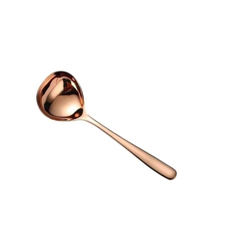 1 Pcs 304 Edelstahl Löffel Familie Suppe Löffel Edelstahl Küche Kochen Löffel