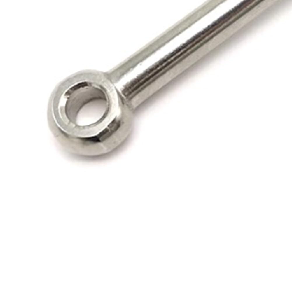 Chaksy Universal By Side Stand Extension Auxiliary Tool Bracket 20-23mm Single Leg Stand Foot Support Durable (Silver)