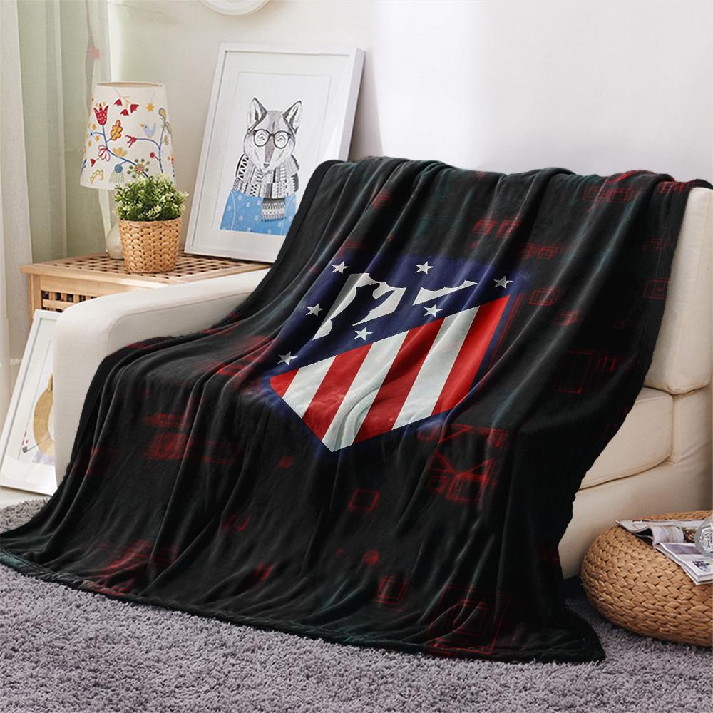 Club Atletico de Madrid Flannel Blanket, High quality Comfortable for All Seasons, Home Decor, Warmth and Comfort