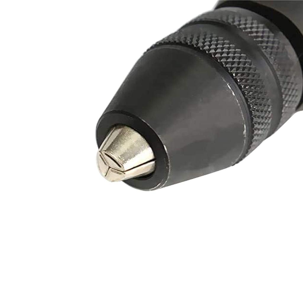 MOLATE Micro Pin Vise for Hand Twist Drill Bits Manual Hand Drill Hole Drilling Drills, Compatible, 0.5-8mm, Drill, Tool,