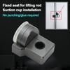Suction Cup Shower Rod Holder Adjustable Rail Bar Stand Clamp  Bathroom Accessories