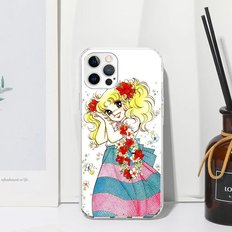 

Candy 90s Anime Phone Case For Iphone 17 Air 16 15 Plus 16E 14 Pro Max 13 Mini 12 11 7 8 SE Fundas Soft Back Cover 17 Air 16 15 iPhone 13 Pro
