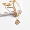 Elegant Retro Korean Layered Women's Necklace - Versatile Fashion Sweater Chain