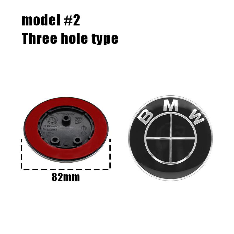 1Pc 82mm 74mm car Front Hood Emblem rear boot trunk logo For BMW M G20 G32 G11 X3 X5 X4 X6 X7 G30 G12 F40 F30 X1 Accessories QU3