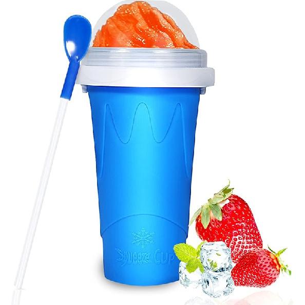 Color Land Slushy Cup, TIK TOK Slushie Maker Cup Frozen Magic Squeeze Cup, Ice Cream Maker Cup, Cool Stuff Trending Tiktok Items Homemade DIY Cool