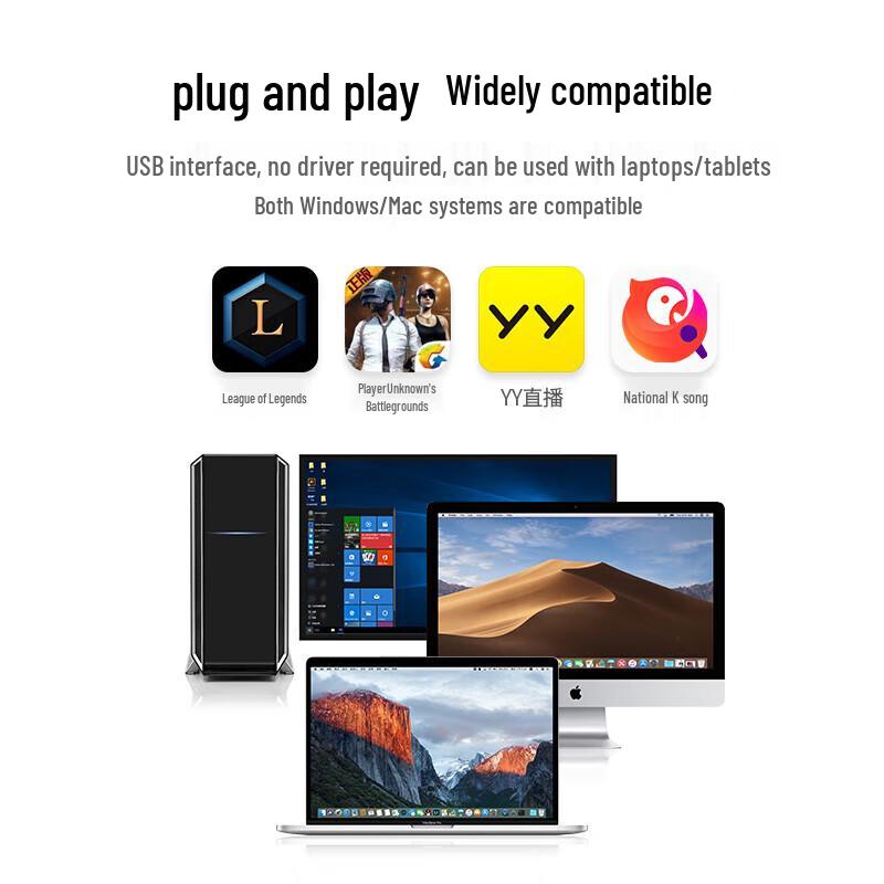 UGREEN USB Desktop Condenser Microphone