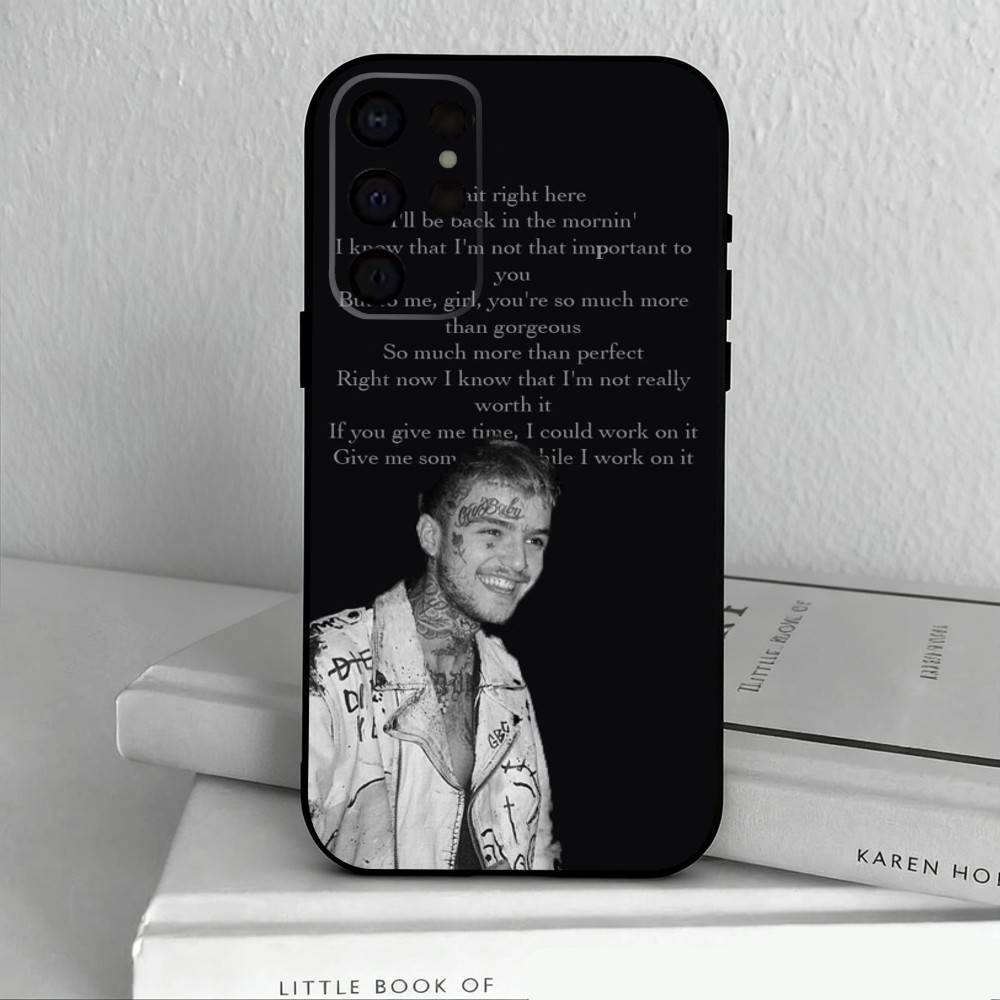 S-Star Shopping Lil Peep Handyhülle Für Samsung S25,S24,S21,S22,S23,S30,Ultra,S20,Plus,Andere Weiche Schwarze Hülle
