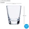 Toyo Sasaki Glass Premiere Bar Style Shot Glass, Whiskey, 70ml, Made in Japan, Whiskey Glass, Straight Glass, Glass Cup, LS156-02