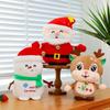 Christmas Plush Doll Christmas Stuffe Animal Toy Table Ornament Christmas Reindeer Plush Toy Gift for Women Girls