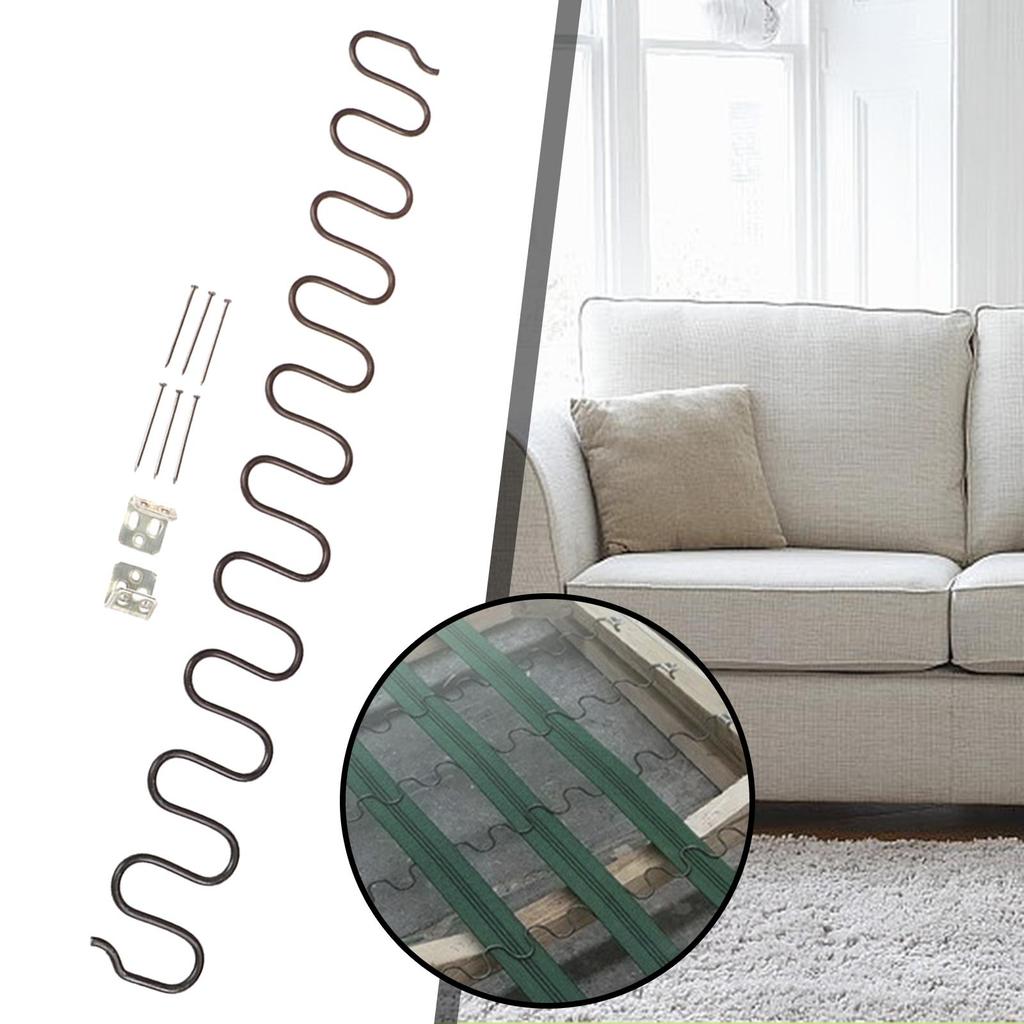 Sofa Springs Kit Accessories Repair Replacement Support DIY Supplies Zig Zag Springs for Home Repairing Chair Householding Seat