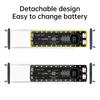 4*21700 DIY Power Bank Case PD22.5W Transparent Quick Charge Battery Box LED Screen Battery Case Kit With Light For Huawei