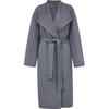 VEROMODA Elegant Metal Bead Chain Double-faced Wool Coat