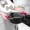 2Pcs Oven Mitts Silicone Heat Resistant Pinch Mitts Counter Scalding Non Slip Gloves Clips Pot Holder Cooking Baking Oven Mitts