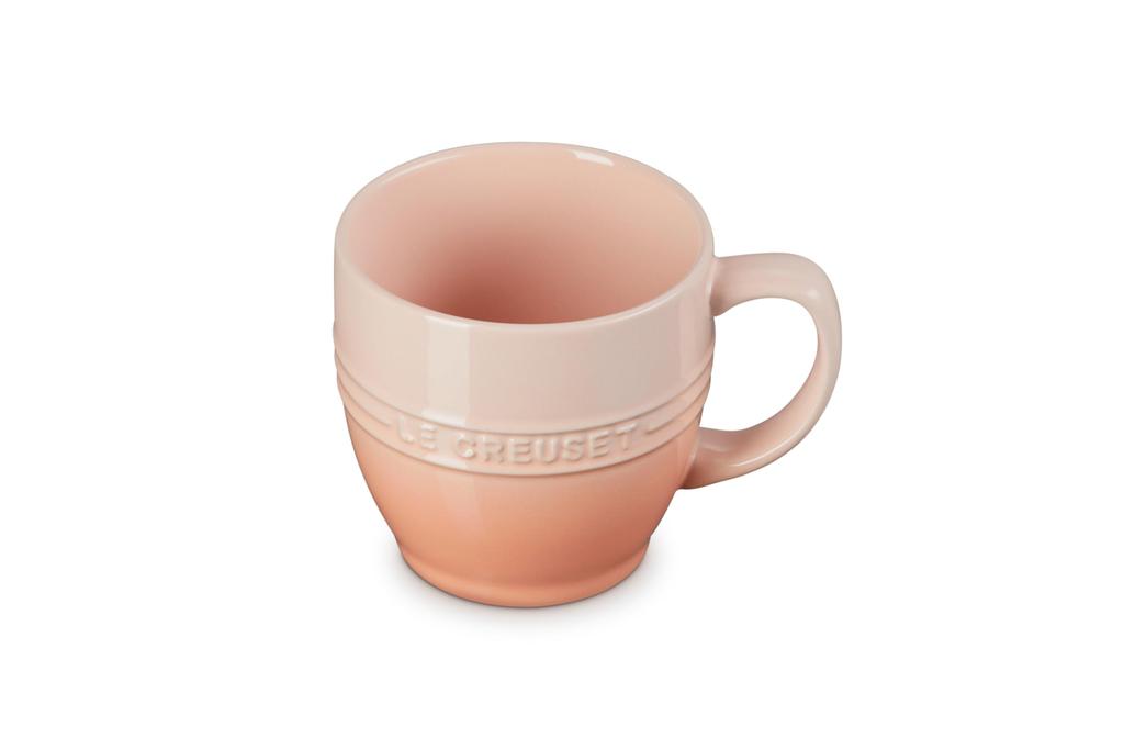 LE CREUSET Legend Mug, 350ml, Peche, Heat and Cold Resistant, Microwave and Oven Safe [Official Japanese Product]