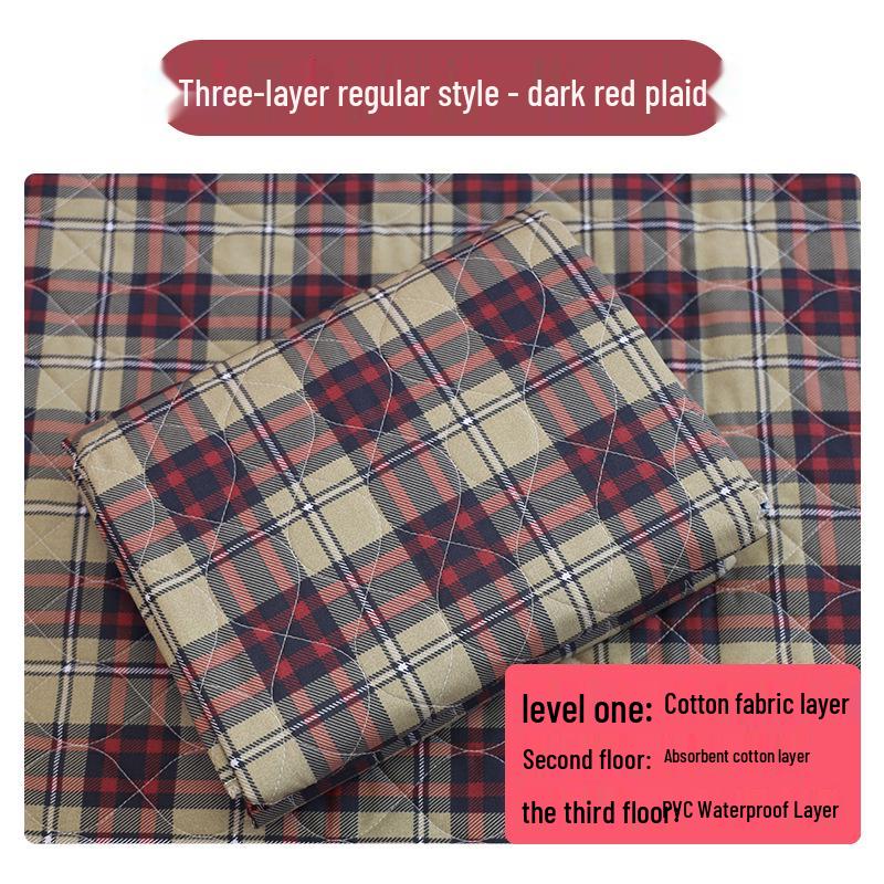 Waterproof, Washable Incontinence & Menstrual Pad - Extra Large, Non-Slip for Elderly or Bedridden Care