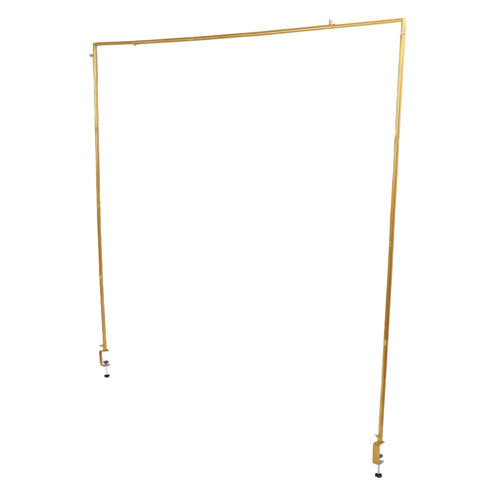 Стойка-Штанга Над Столом с Зажимами   Длина 46-100 дюймов Высота 29-55 дюймов Стойка для Арки из Воздушных Шаров над Столом Декоративная Стойка для Подвешивания