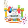 Kids Rotating Music Piano Keyboard with Light Sound Baby Piano Toys Musical Toys for Toddlers Early Educational Music Toy Gifts