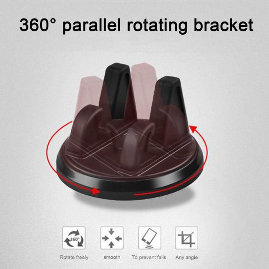 GPS Car Holder Degrees Adjustable Compact Stable 360 Car Cell Phone Holder