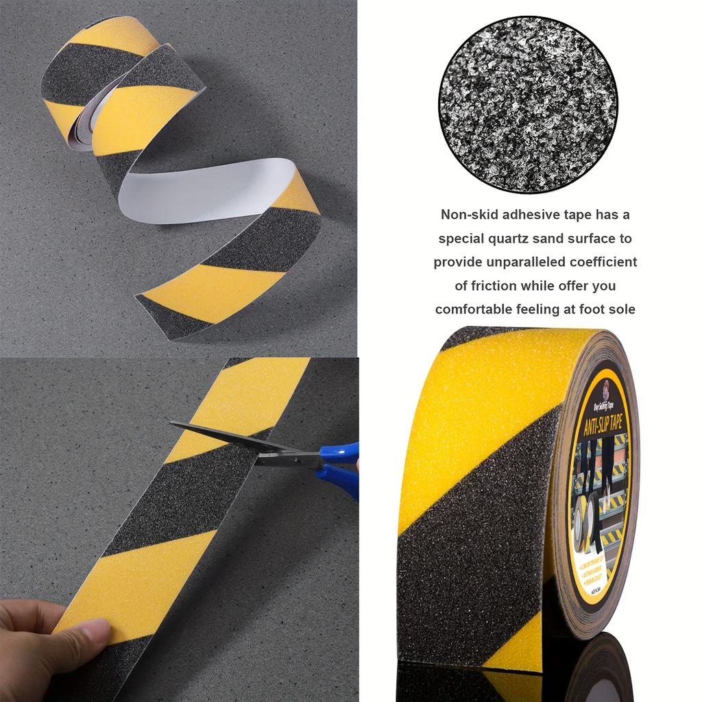 Non Slip Safety Grip Tape Anti-Slip Indoor/Outdoor Stickers Strong Adhesive Safety Traction Tape Stairs Floor Waterproof