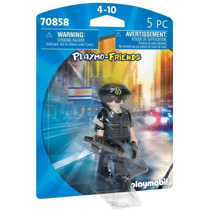 PLAYMOBIL - 70858 - Policier - Gamme Playmobil City Action - Pour Enfant À Partir De 4 Ans