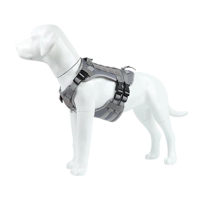Water-Repellent Tactical Dog Harness & Leash for Medium/Large Dogs
