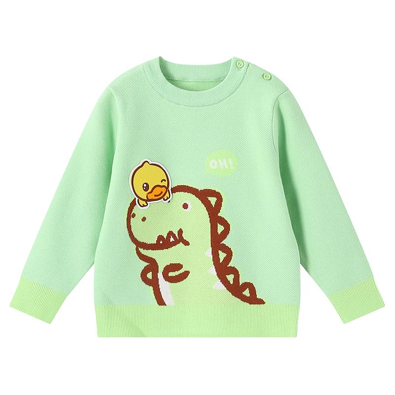 B.Duck Boys Cartoon Knit Sweater 120