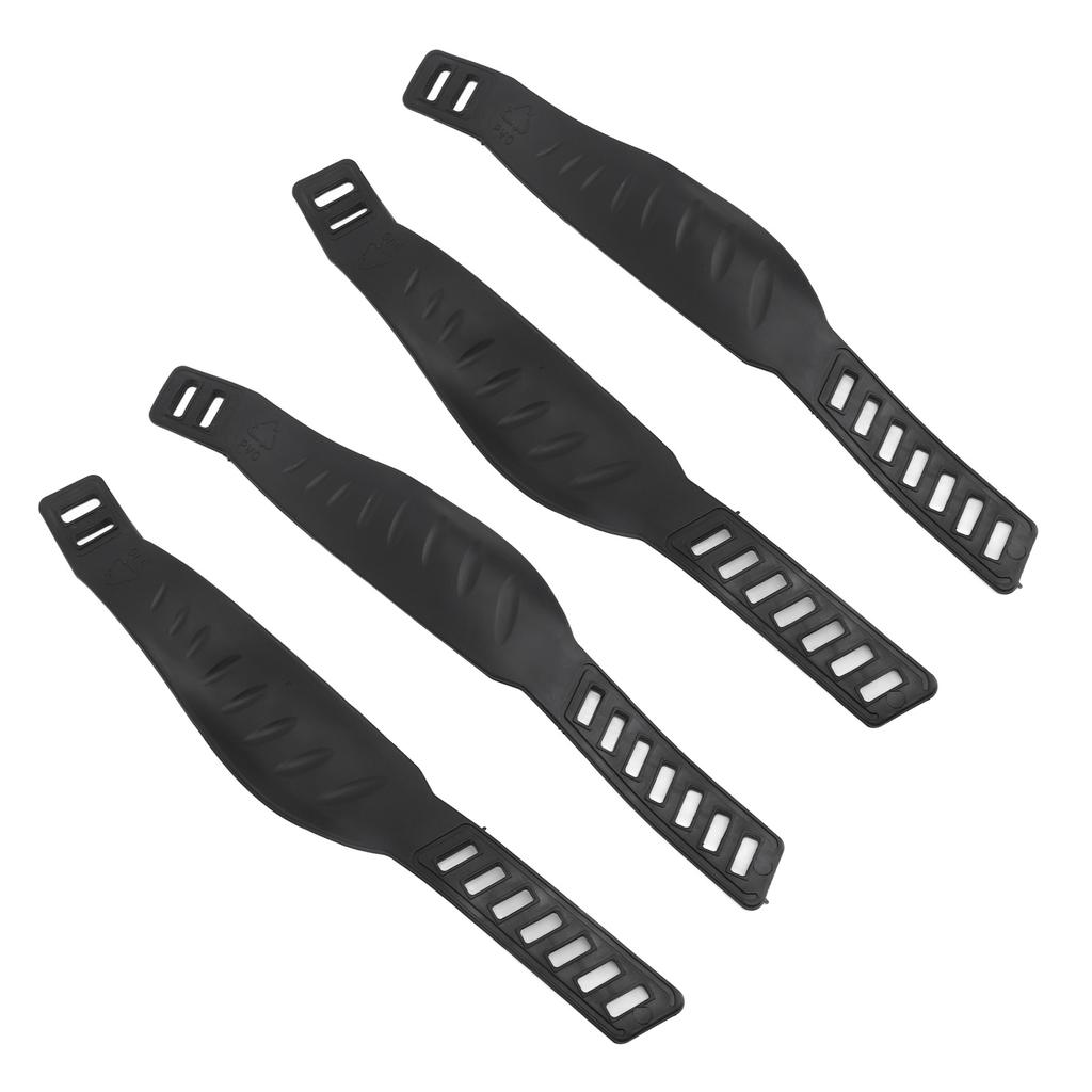 2 Paar Heimtrainer-Pedalriemen Verstellbare Universal-Pedalriemen Passen auf die meisten Fahrradpedale Heimtrainer Fahrrad für Heim-Fitnessstudio