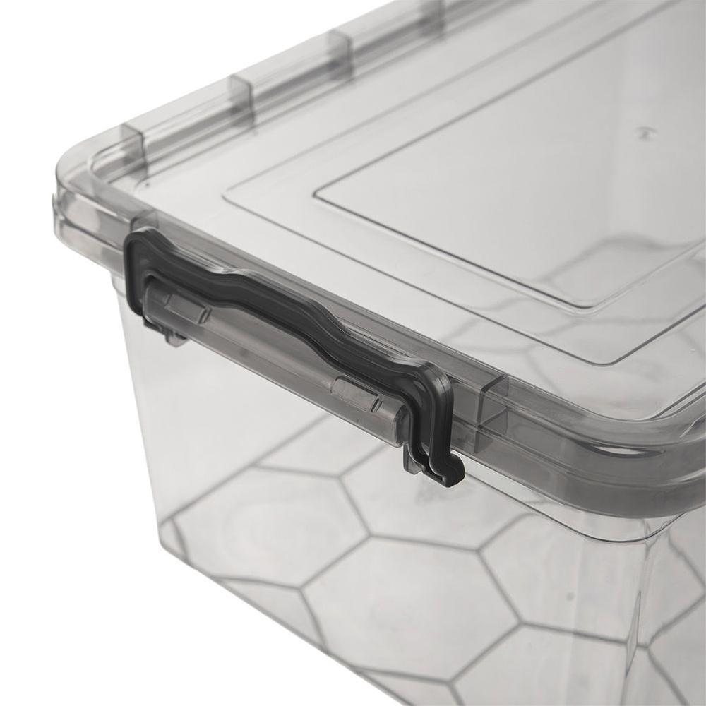 Kitchen Container for Food Storage with Clips 9L