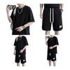 [Electric Circus] Men's top and bottom set T-shirt for everything from loungewear to going out, easy to move in, loose silhouette setup