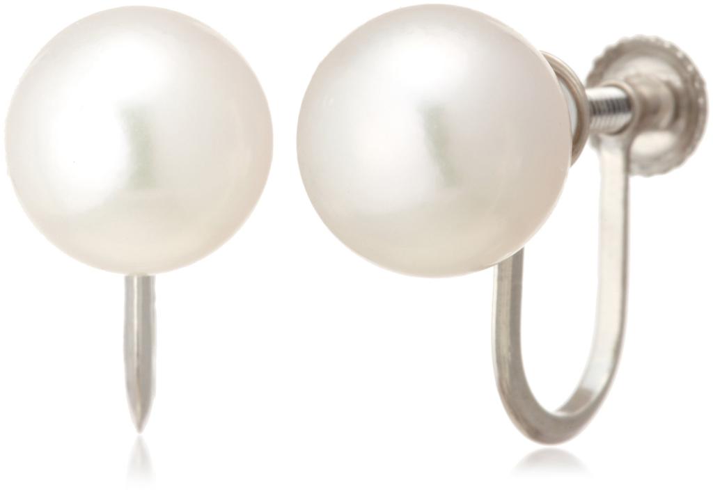 Omotesando Lecrin SV Akoya Pearl Earrings Silver 90038 [Omotesando Lecrin] 7.5mm