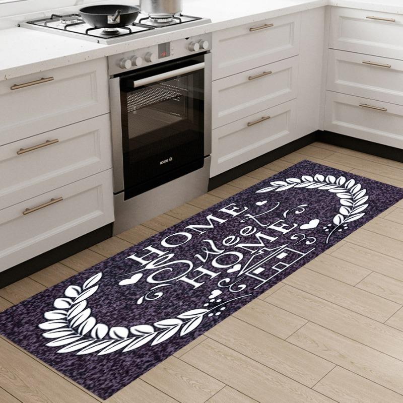 1pc Colored Board Printed Kitchen Floor Mat Household Carpet Non-Slip Door Mats Rug Home Decor