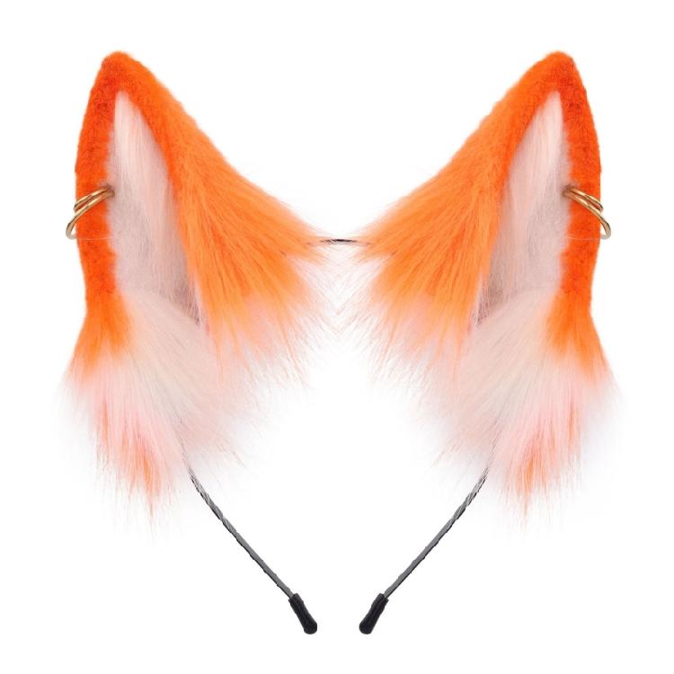 Kunstpelze Wolf/Füchse/Katzen Ohr Stirnband Cosplay Kopfschmuck Felliges Tierohr Stirnband Halloween Cosplay Party Kostüm Geschenk