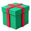 Durable Pla Christmas Ornaments 3D Printed Surprise Gift Box, Funny Interactive Fidget Toy with Parent Child Toys Teeth Design, Holiday Desk