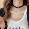 Sexy Black Leather Rope Collar Collarbone Chain Necklace for Women Personality Retro Hip Hop Rock Neck Accessories Jewelry Y2K