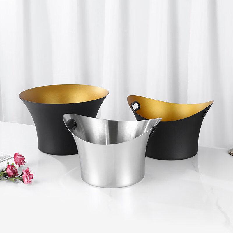 Green Umbrella Stainless Steel Champagne Ice Bucket