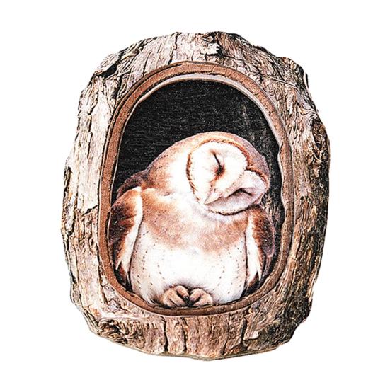 Tree Hole Animal Refrigerator Magnet Wooden Animal Fridge Magnet Home Office Kitchen Cabinet Locker Whiteboard Decoration