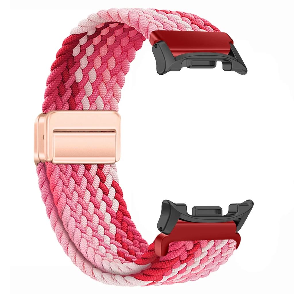 1 st Magnetiskt armband för Samsung Galaxy Watch 8 Band 40/44mm Sport Flätat Loop för Galaxy Watch 8 Classic/Ultra 2025 Band