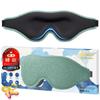 Developed by a Sleep Medicine 2025 Revolutionary Eye Side Sleeper Light 3D Light Blocking Design for and Air with Earplugs Specialist Mask, Unisex,