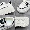 Autumn Easy Wear Shoes New INS Sports Running Female Student Thick Bottom Heighten Casual Shoes