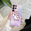 Cute Unicorn Cartoon Rainbow Phone Case S25Ultra For Samsung Galaxy S25 S24 S23 S21 Ultra S20 FE S22 Plus A35 A55 5G Clear Cover