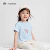 Balabala Girls' My Little Pony Print Short-Sleeve T-Shirt