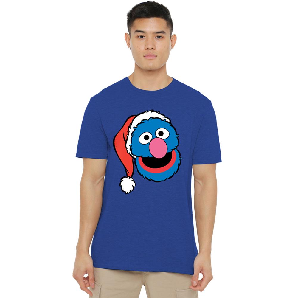 Sesame Street Unisex Adult One Colour Logo Heather T-Shirt