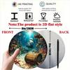 Retro Metal Tin Sign Round Wall Art Home Decor Bedroom Living Room 20x20cm