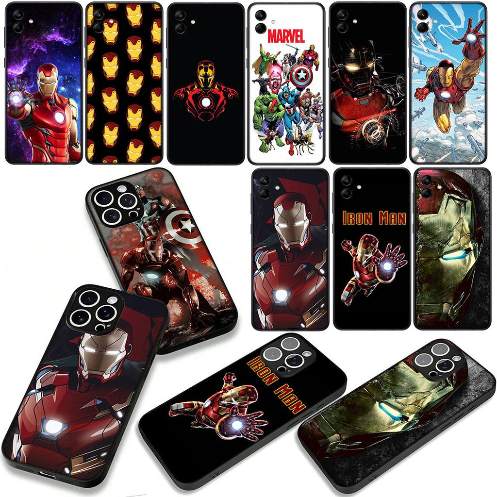 for Samsung Galaxy A07 A13 A12 A14 A23 A50 A51 A52 A53 A70 A71 A72 A21S Note 20 9 8 10 Case Marvel IronMan Superhero Iron Man