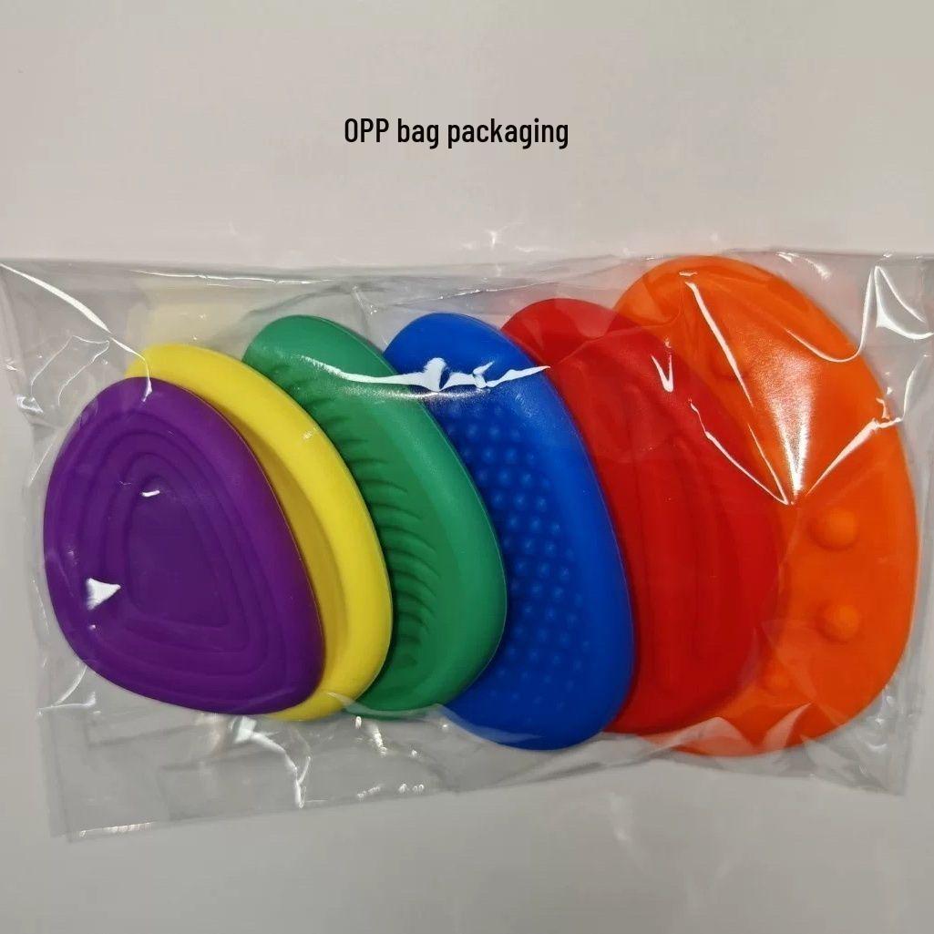

Silicone Sensory Toy: Textured Tactile Stone for Kids – Anxiety Relief & Water Play Fun