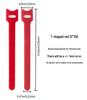 Nylon T-Type Self-Adhesive Hook and Loop Cable Ties