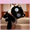 Black Plush Cat Toy Stuffed Animal With Pp Cotton Filling For Kids Decor Bedroom