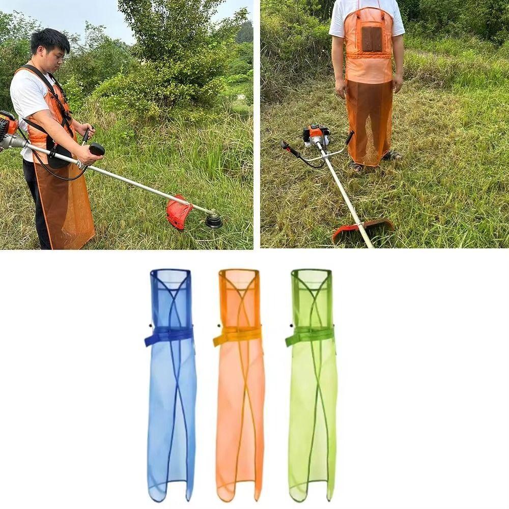 Lightweight Mesh Lawn Mower Apron Breathable Mesh Garden Work Suit Landscaping Apron  Lawn Mowing