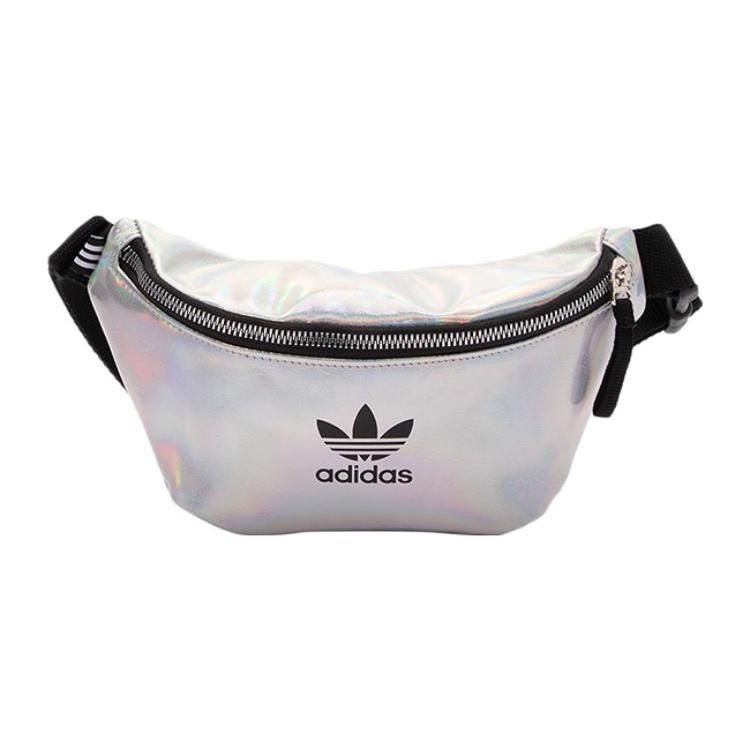 

New Adidas Originals Polyurethane Crossbody Bag Sling Bag Fanny Pack Regular Women s Laser White FL9632 21.1*7.1*8.9CM