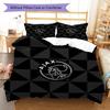 AFC Ajax Amsterdam Bedding Quilt Set Quilt Cover Pillowcase Home Decoration Birthday Gift (1 * Duvet Cover + 2 * Pillowcase, Without Core)